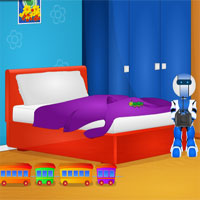 Free online html5 games - Kids Bed Room Escape game 