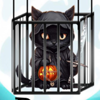 Free online html5 games - G2M Halloween Cat Haunt game 