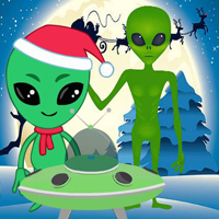 Free online html5 games -  Rescue The Alien From Snow game 