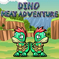 Free online html5 games - Dino Meat Adventure game - Games2rule 