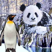 Free online html5 games - Magical Snow Animal Escape game - Games2rule 