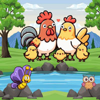 Free online html5 escape games - Nourish Starving Hen Family