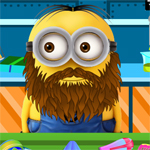 Free online html5 games - Minion Beard Shaving game 