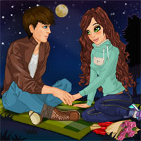 Free online html5 games - A Date on a Hill game 