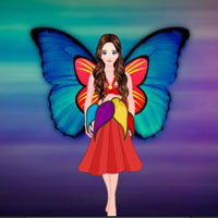Free online html5 games - Cursed Butterfly Girl Escape HTML5 game 