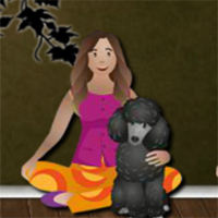 Free online html5 games - 8B Find Playing Girl and Dog game 