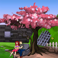 Free online html5 games - Games4Escape Lovers Garden Escape game 