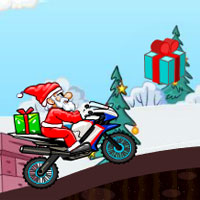 Free online html5 games - Santa Bike Racing game 