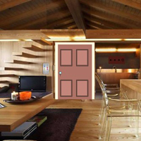 Free online html5 games - GFG Wooden House Interior Escape game 