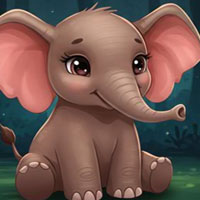 Free online html5 escape games - G4K Baby Brown Elephant Rescue