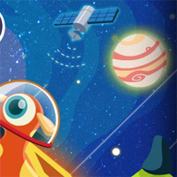 Free online html5 games - 2048 UFO HTMLGames game 