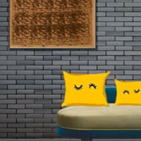 Free online html5 games - G2M Grey Checked House Escape game 