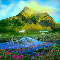 Free online html5 games - Luminous Emerald Lake Escape HTML5 game 