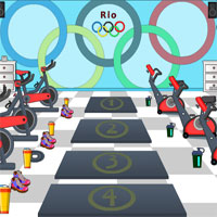 Free online html5 games - Olympic Training Room Escape game 