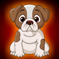 Free online html5 games -  G2J The Little Bulldog Escape game 