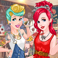 Free online html5 games - Disney Princess Hipsters game 