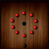 Free online html5 games - Multi Ball One Hole game 