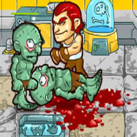 Free online html5 games - Dick Douche Zombie Lab game 