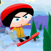 Free online html5 games - Snowboard Slope game 
