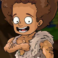 Free online html5 games - G2J Caveboy Hungry Escape game - Games2rule 