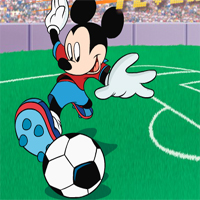 Free online html5 games - Mickeys Soccer Fever game 
