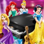 Free online html5 games - Disney Princesses Music Party game 