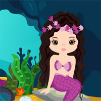 Free online html5 games - G4K Mermaid Girl Rescue game 