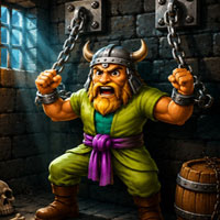 Free online html5 escape games - Free the Chained Warrior