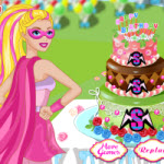 Free online html5 games - Super Barbie Birthday Cake game 