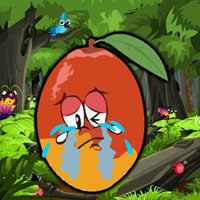 Free online html5 games - Crying Fruit Forest Escape game 