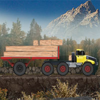 Free online html5 games - Cargo Lumber Transporter 3 game 