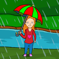 Free online html5 games - G2J Find The Girls Umbrella game 