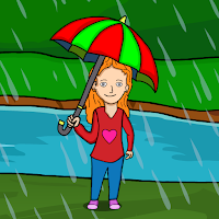 Free online html5 games - G2J Find The Girls Umbrella game - Games2rule 