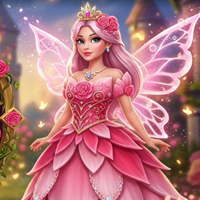 Free online html5 escape games - Rose Fairy Princess Escape 