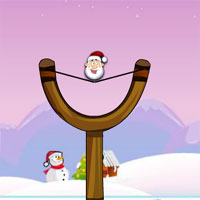 Free online html5 games - Santa Slingshot Fun game 