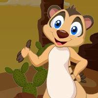 Free online html5 games - Desert Mongoose Escape game 