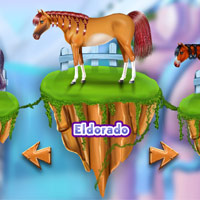 Free online html5 games - Horse Caring Mane Tressage game 