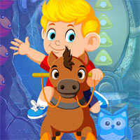 Free online html5 games - G4K Rocking Horse Rescue Escape game 