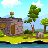 Free online html5 games - Escape007Games Lake Mountain Escape game 