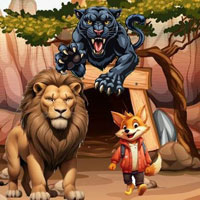 Free online html5 escape games - lion saves the fox