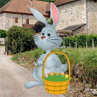 Free online html5 games - Big Easter Bunny Land Escape game - Games2rule 