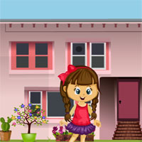 Free online html5 games - Games4King Naughty Little Girl Escape game 