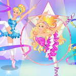 Free online html5 games - Super Barbie Gymnastics Contest game 