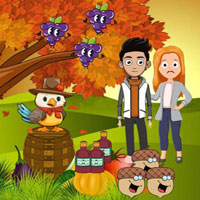 Free online html5 escape games - BIG Pair Fled Thanksgiving Land