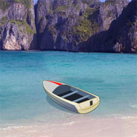 Free online html5 games - Tourist Island Boat Escape game 