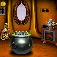 Free online html5 games - Halloween Secret Lock game 