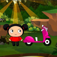Free online html5 escape games - Pucca Find The Vespa