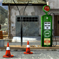 Free online html5 games - Gas Station Car Theft Escape game 