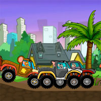 Free online html5 games - Tom And Jerry Truck Race game 