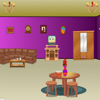 Free online html5 games - Games2Jolly Modern Purple House Escape game 